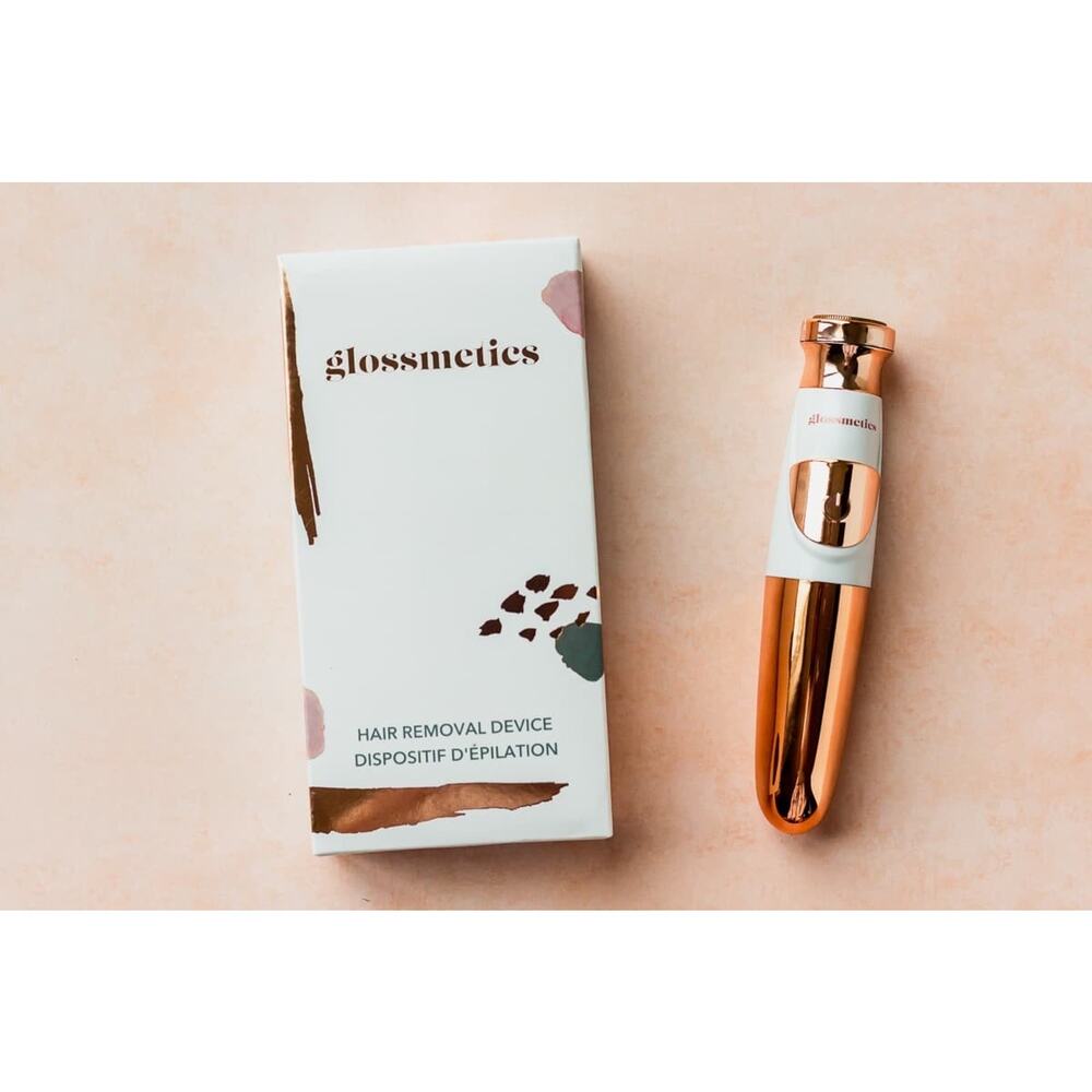 Glossmetics Wireless Facial Hair Remover Painless Electric Shaver Rose Gold - Picture 5 of 10